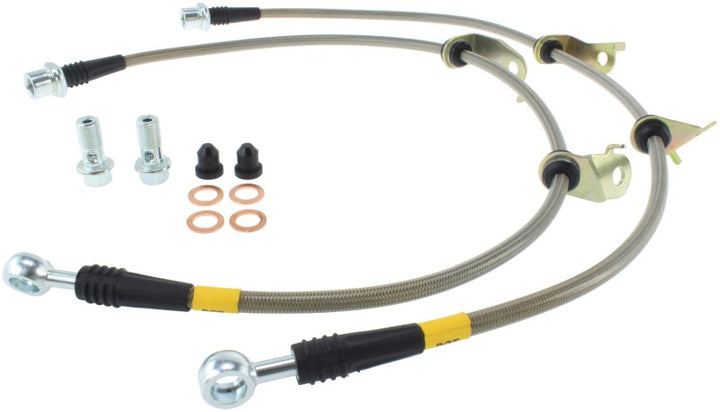 Stoptech Front Stainless Steel Brake Lines for 08+ Scion xB - OneFastShop