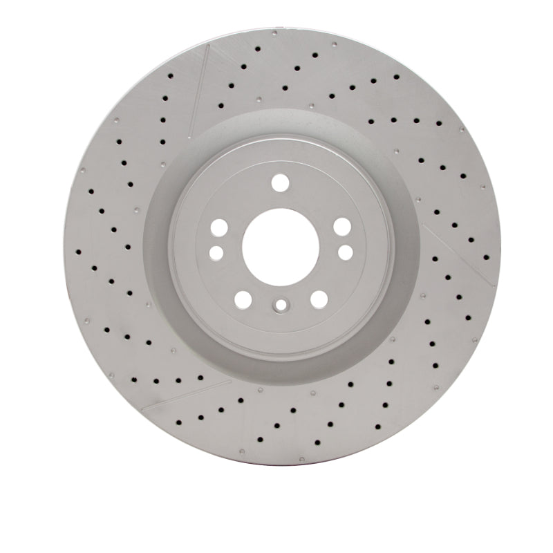 DFC GEOSPEC Coated Drilled & Slotted Front Brake Rotor 390mm - Mercedes-Benz W166/X166 2012-2019