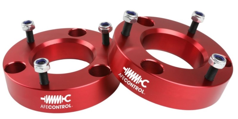 aFe CONTROL 2.0 IN Front Leveling Kit - Red for 07-21 GM 1500