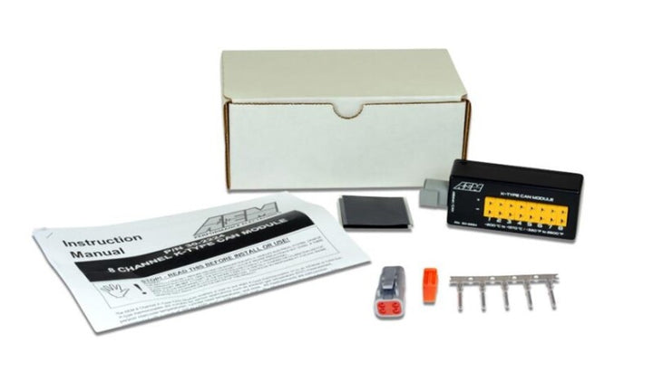 AEM 8 Channel K-Type Thermocouple EGT CAN Module for Enhanced Monitoring