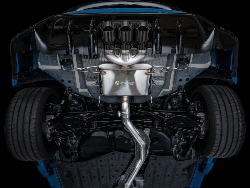 AWE Tuning Touring Edition Exhaust with Triple Diamond Black Tips for 2023 Honda Civic Type R