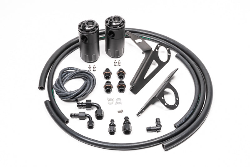 Radium Engineering Dual Catch Can Kit with Fluid Lock for 00-05 Honda S2000 LH Drive Only