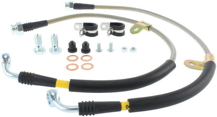 Stoptech Stainless Steel Front Brake Lines for 97-05 Ford F-150 - OneFastShop