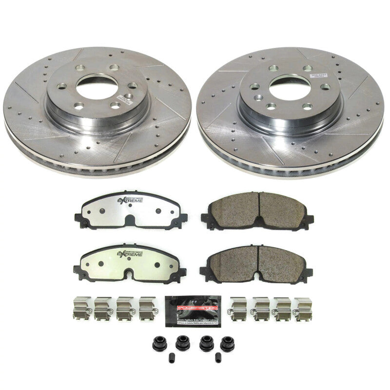 PowerStop Z36 Truck & Tow Front Brake Kit - Chevrolet Colorado / GMC Canyon 2021-2022