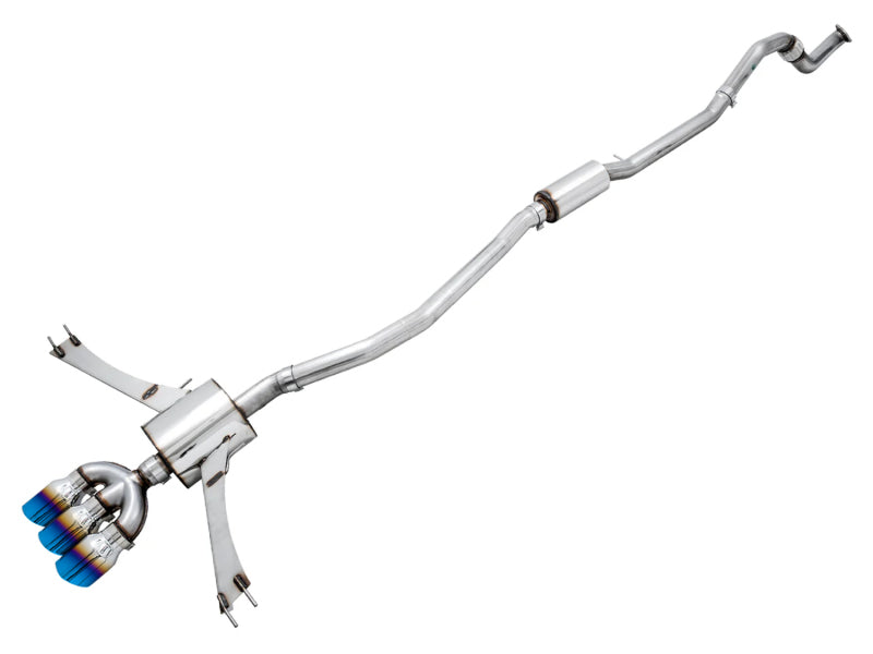 AWE Touring Edition Cat-Back Exhaust - Honda Civic Si 2017-2020 - Triple Vapor Blue Tips