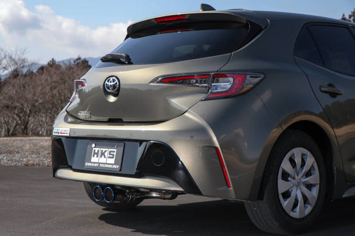 HKS LEGAMAX Sports Exhaust for 2018 Toyota Corolla Sport 2ZR/8NR