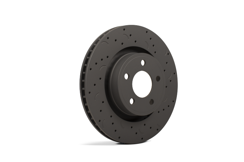 Hawk Talon 2001 Ford Mustang GT Bullitt Drilled And Slotted Rear Brake Rotor Set