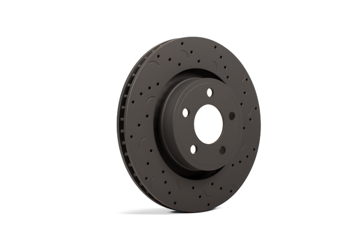 Hawk Talon 2001 Ford Mustang GT Bullitt Drilled And Slotted Rear Brake Rotor Set