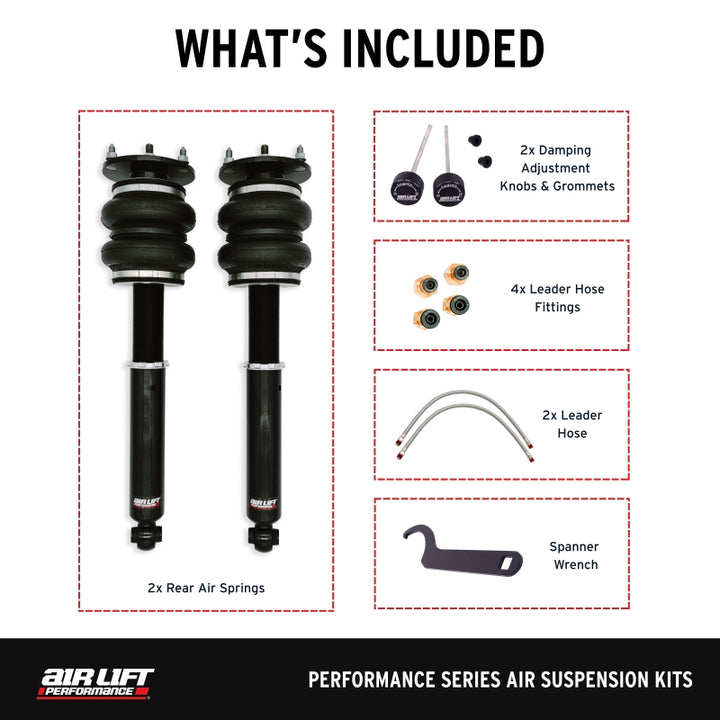 Air Lift Performance 1989–2000 Rear Air Suspension Kit for Lexus LS400 - OneFastShop