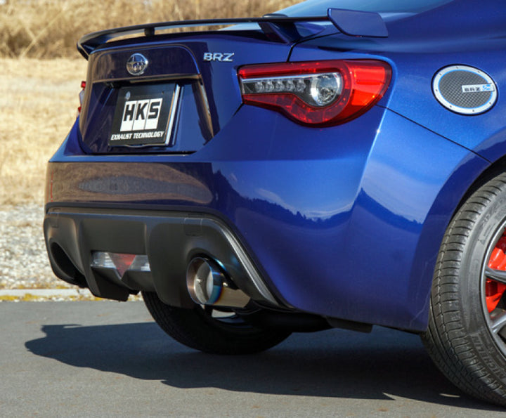 HKS Hi-Power Single Racing V2 Exhaust SUS304 for 12-21 Scion/Toyota FRS/86