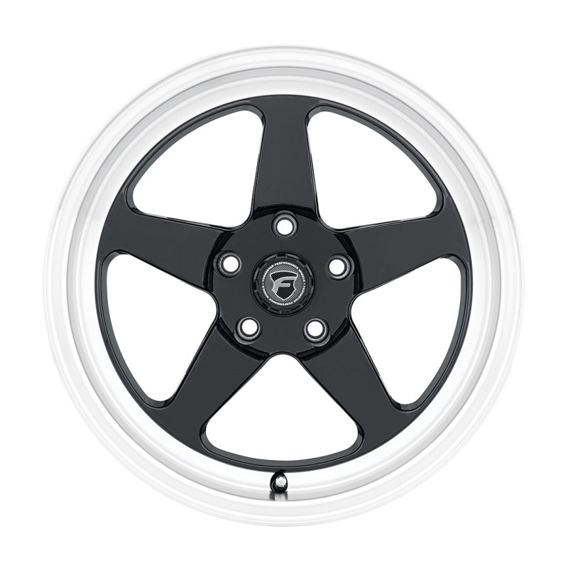 Forgestar D5 Drag Gloss Black Wheel 17x10 - 5x120 BP - ET45 - 7.3in BS Drag Wheel - OneFastShop
