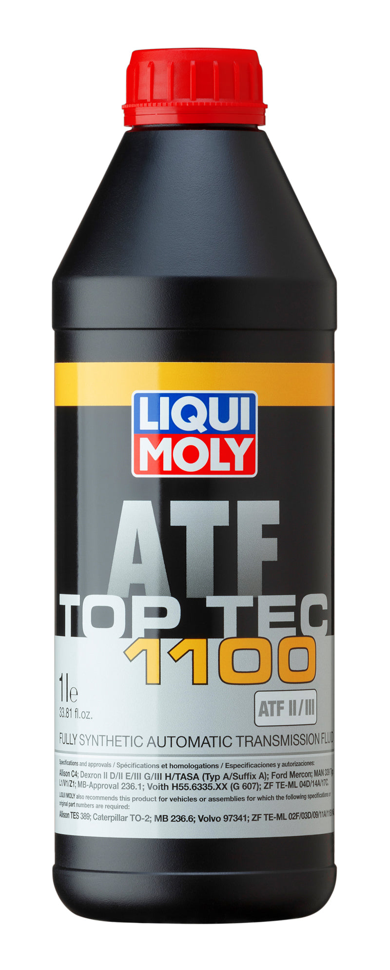 LIQUI MOLY 1L Top Tec ATF 1100 Automatic Transmission Fluid Compatible with Various Acura, Aston Martin, Bentley, BMW Models