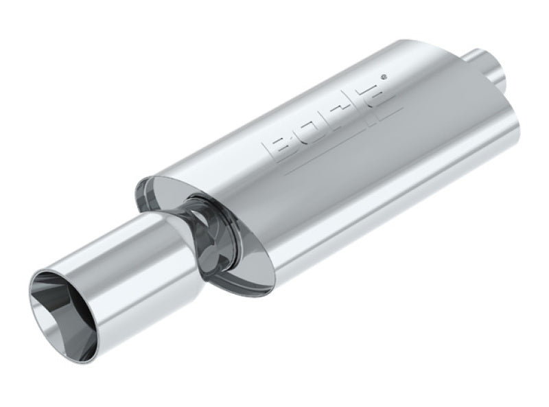 Borla Boomer Thumper Oval Muffler 2-1/4in In 4in Out - OneFastShop
