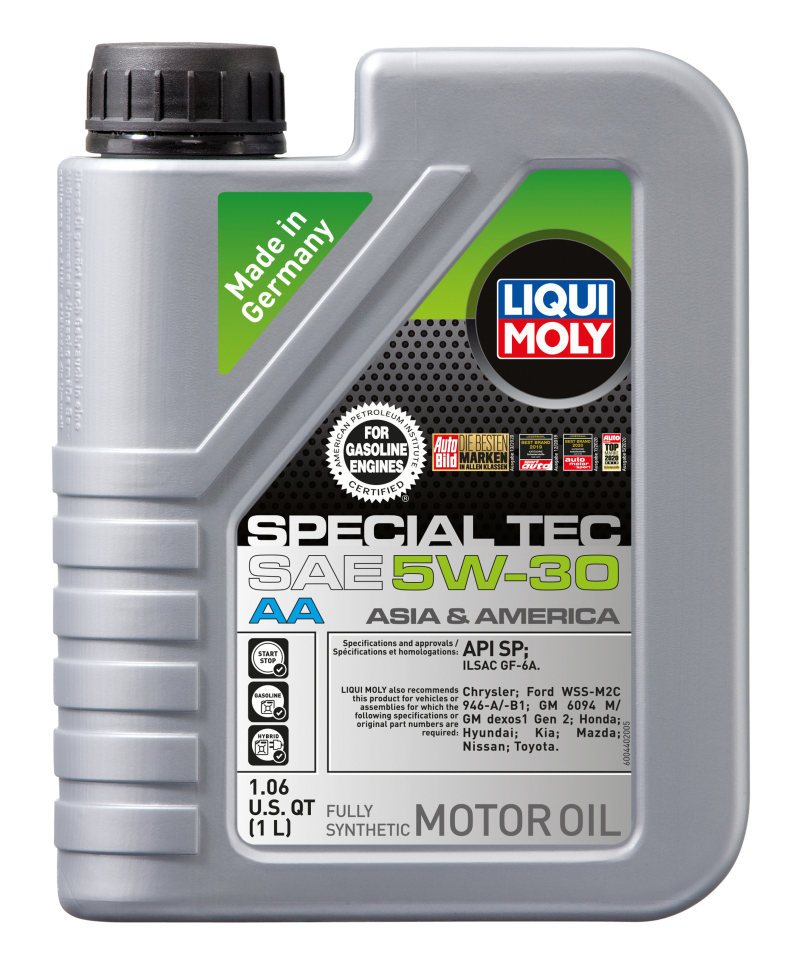 LIQUI MOLY 1L Special Tec AA Motor Oil SAE 5W30 Fully Synthetic for Acura Integra MDX RDX RL RSX TL 1996-2012