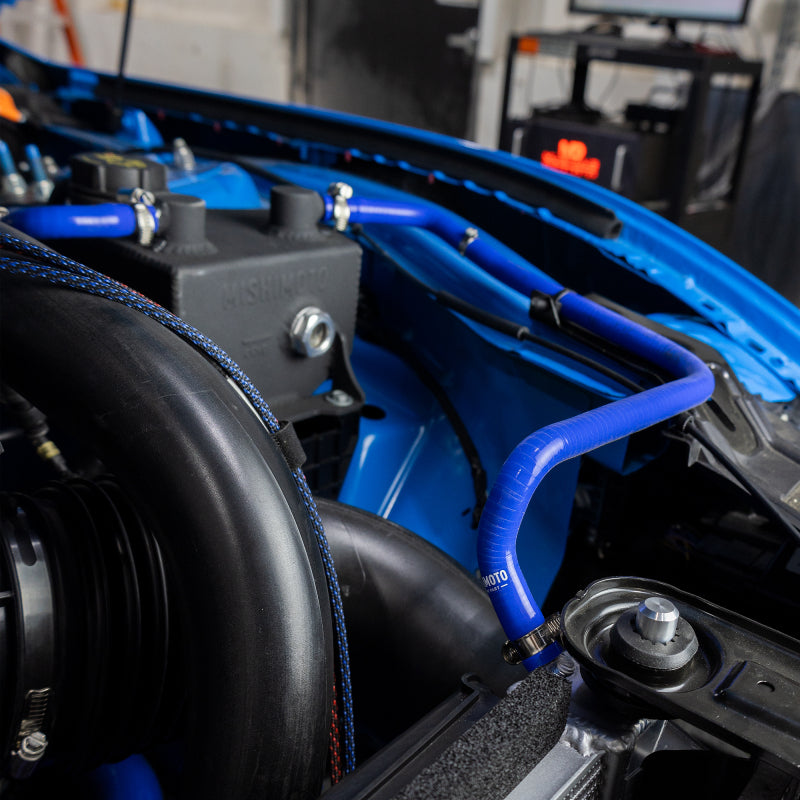 Mishimoto Silicone Coolant Hose Kit - Ford Mustang 2.3L 2024-2026 - Blue, image 7