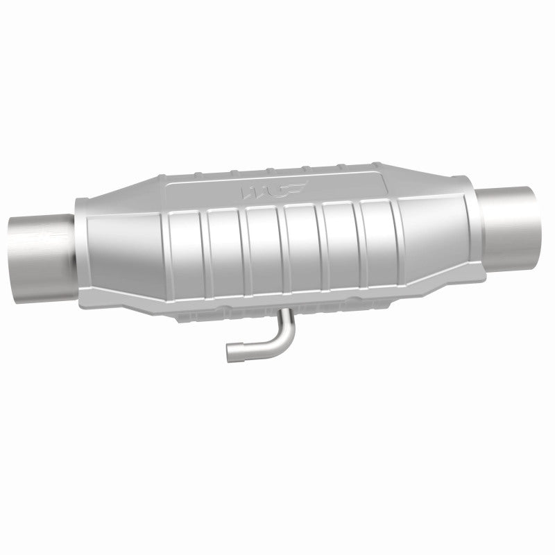 Magnaflow Conv Univ 2.5in ID Inlet/Outlet Center/Center Oval Rear for 1987 Chevrolet Corvette Base and Various Chrysler, Dodge, Ford Models - OneFastShop