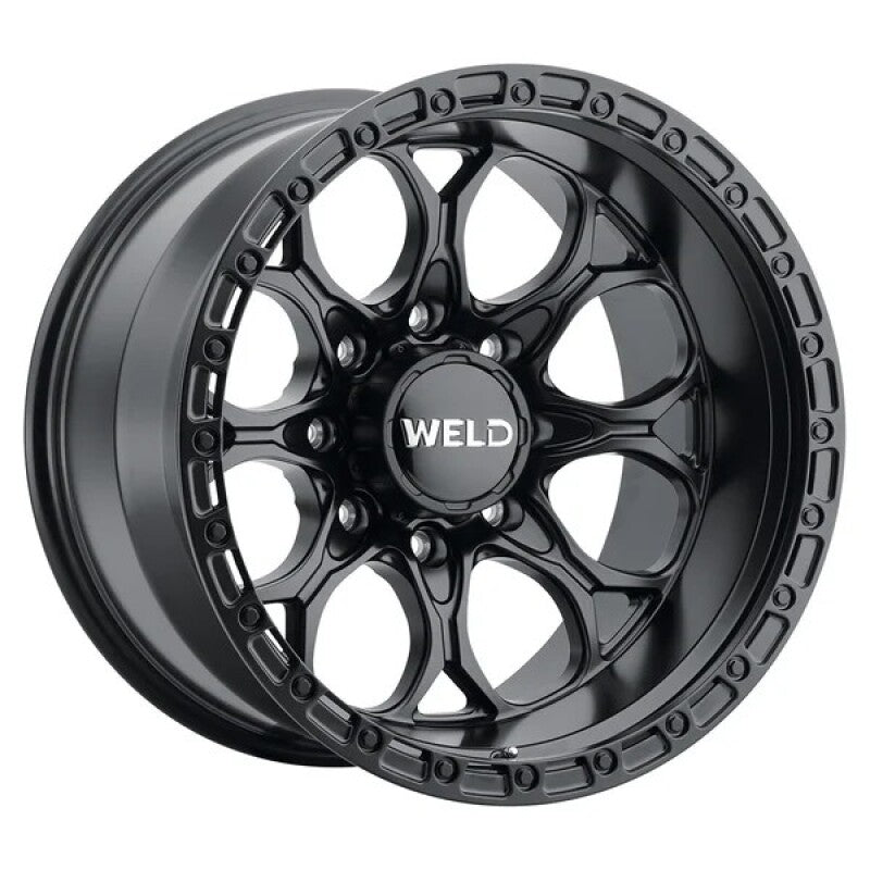 Weld Off-Road 20x9 BP 8x165.1 ET 00 BS 5.00 Ledge 8 Wheels Satin Black