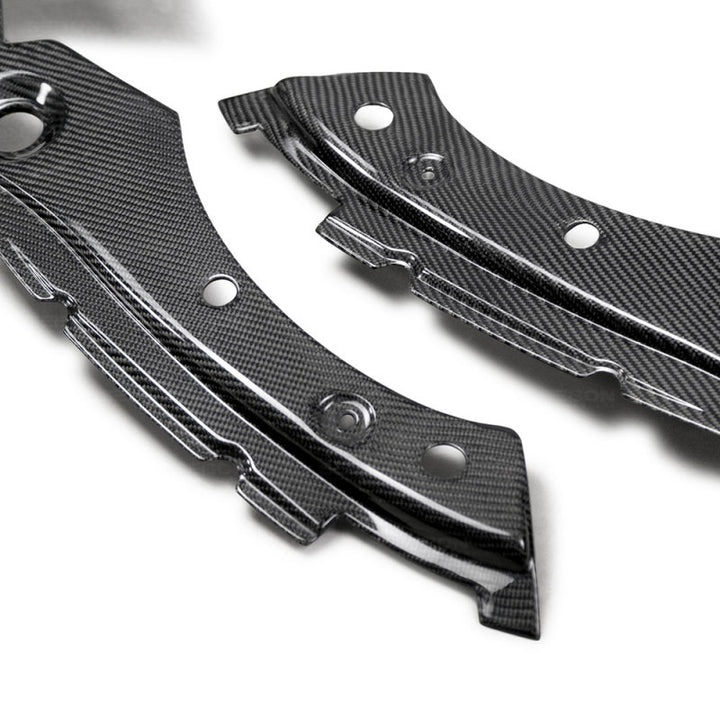 Seibon Carbon Fiber Under Hood Inner Wing Trims for 17+ Honda Civic Type R - OneFastShop