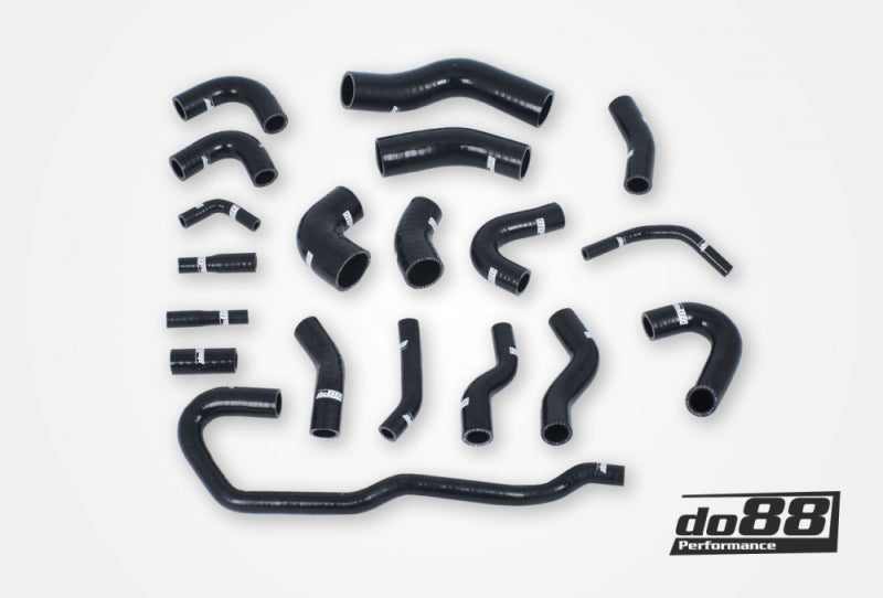do88 Silicone Coolant Hose Kit - Audi RS6 4.2L Bi-Turbo (C5) 2002-2004 - Black