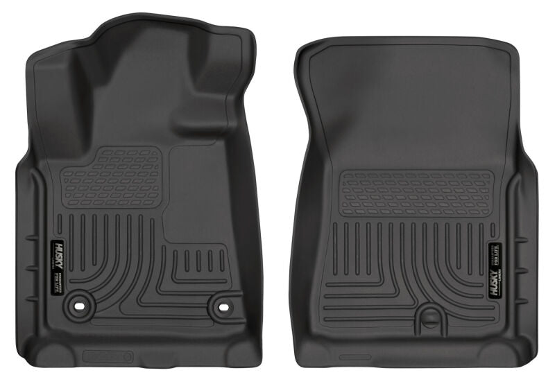 Husky Liners Weatherbeater Black Front Floor Liners for 12-13 Toyota Tundra - OneFastShop