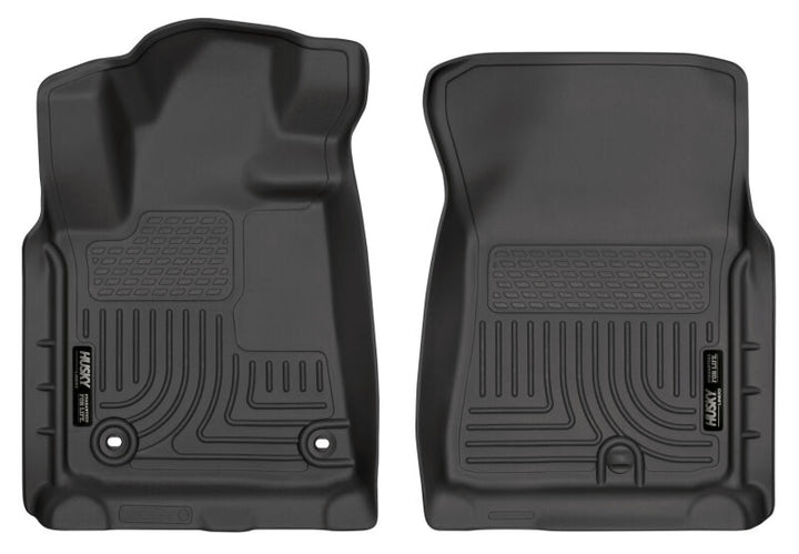 Husky Liners Weatherbeater Black Front Floor Liners for 12-13 Toyota Tundra - OneFastShop