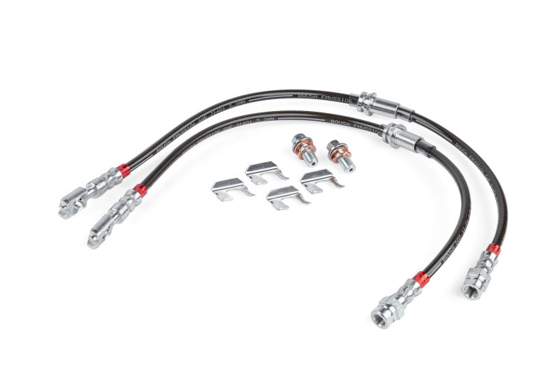 APR Front Braided Stainless Steel Brake Line Set - Audi/VW MQB 2015-2026