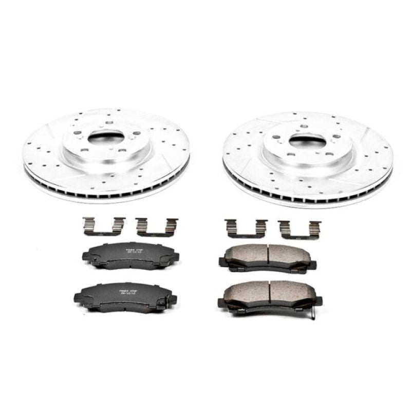 PowerStop Z23 Evolution Sport Front Brake Kit - Acura TL 2009-2014