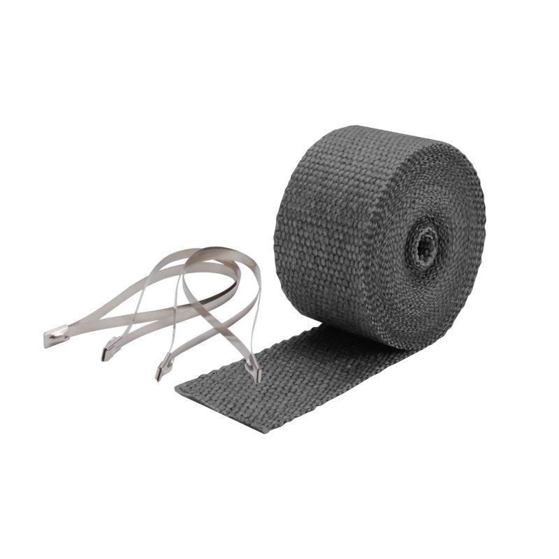 DEI Exhaust Wrap Kit - Pipe Wrap & Locking Tie - Black