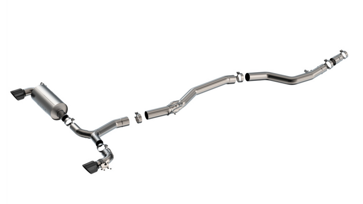 Borla 20-25 Toyota GR Supra ATAK Cat-Back Exhaust System With Black Chrome Tips