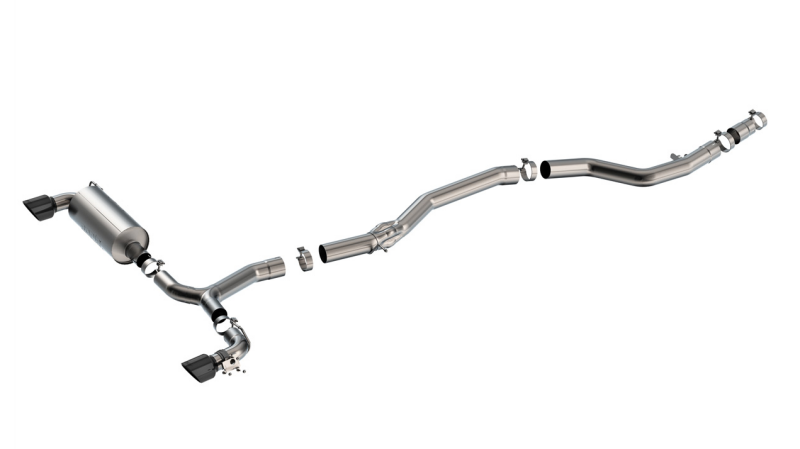 Borla 20-25 Toyota GR Supra ATAK Cat-Back Exhaust System With Black Chrome Tips