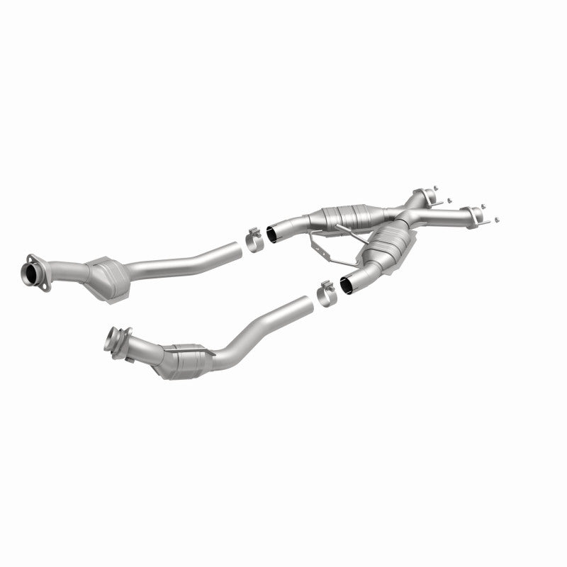 Magnaflow Conv DF Mustang X-Pipe 94-95 Street Direct-Fit for 1994-1995 Ford Mustang GT GTS SVT Cobra