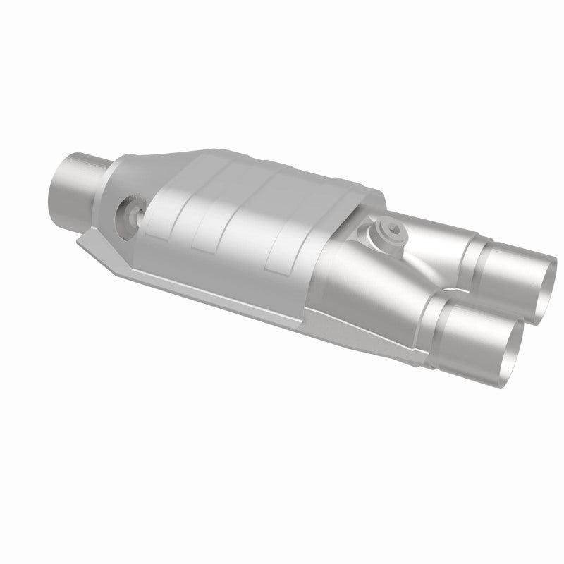 Magnaflow Universal Catalytic Converter 2.5 Inch Single Dual O2 Sensor Port Stainless Steel EPA Compliant