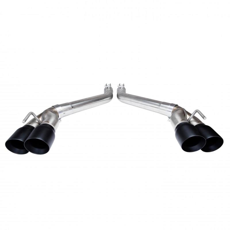Kooks Exhaust System 3in Axle Back Muffler Delete with Black Quad Tips for 2016+ Chevrolet Camaro SS LT1 - OneFastShop