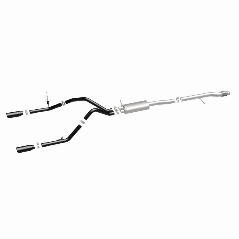MagnaFlow SYS Cat-Back 4in Black Dual Tips - Best Price