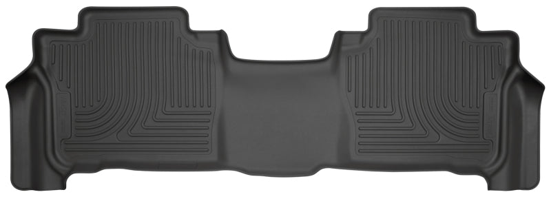 Husky Liners WeatherBeater 2nd Row Floor Liners - Lexus LX570 / Toyota Land Cruiser (2013-2021) - Black