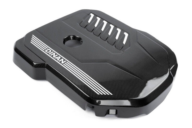 Dinan Carbon Fiber Engine Cover - BMW B58D 2020-2026 - Gloss with Matte Accents