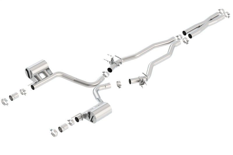 Borla ATAK Catback Exhaust with Valves for 2015 Dodge Challenger SRT/392 Hemi 6.4L V8