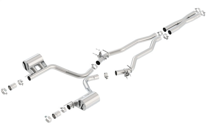 Borla ATAK Catback Exhaust with Valves for 2015 Dodge Challenger SRT/392 Hemi 6.4L V8