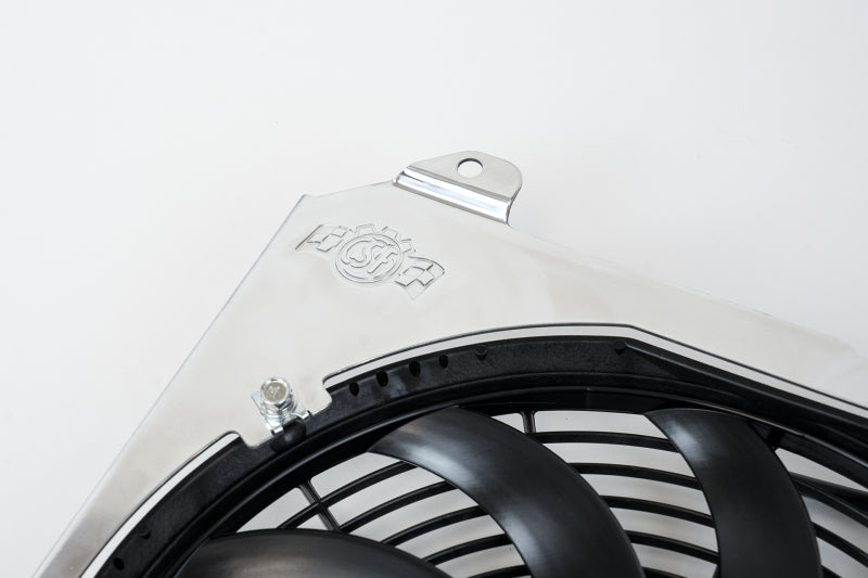 CSF All-Aluminum Fan Shroud with 12in SPAL Fan for 92-00 Honda Civic