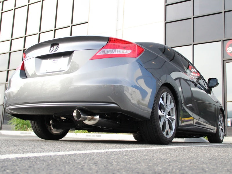 aFe Takeda 304SS Axle-Back Exhaust with Polished Tip for 12-15 Honda Civic L4 1.8L