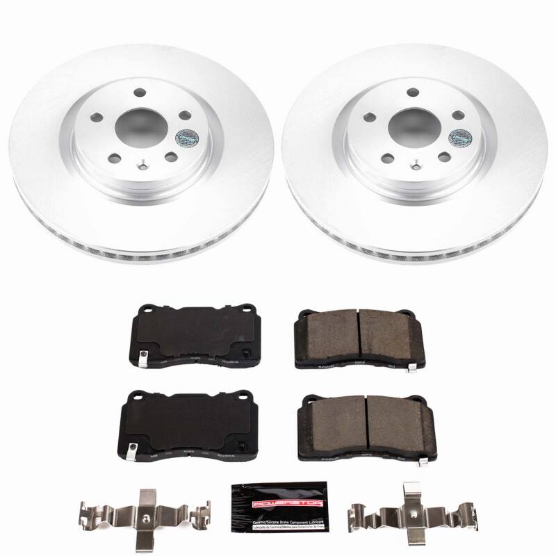 PowerStop Z23 Front Coated Brake Kit - Cadillac XTS 2013-2019 - 5 Lug