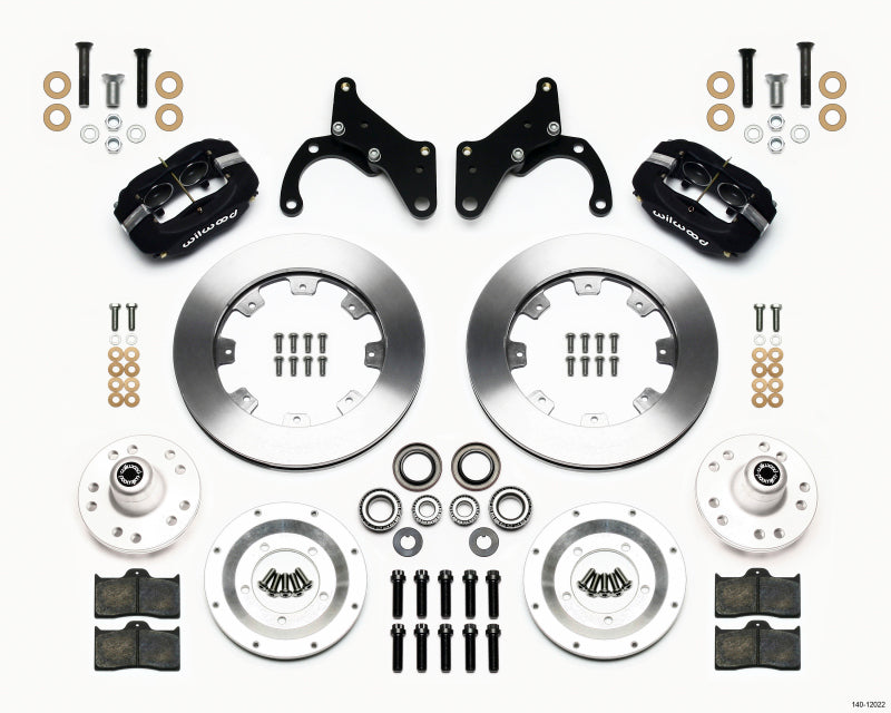 Wilwood Forged Dynalite Front Kit 12.19in for 65-68 Chevy Impala - Drum Spindle - OneFastShop