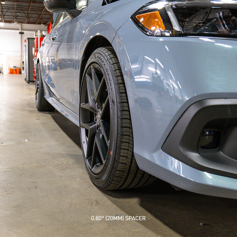 Mishimoto Wheel Spacers 20mm Black - 5X114.3, Acura CL/ILX/NSX/RDX/RL/RSX/TL/TLX/TSX, Honda Accord/Civic/CR-V/Element/HR-V/Pilot/Prelude/S2000 - OneFastShop