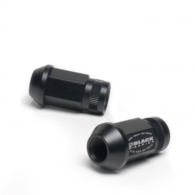 Skunk2 12 x 1.5 Forged Lug Nut Set Black Series 20 Pcs for Acura Honda Mitsubishi Scion Toyota Compatibility