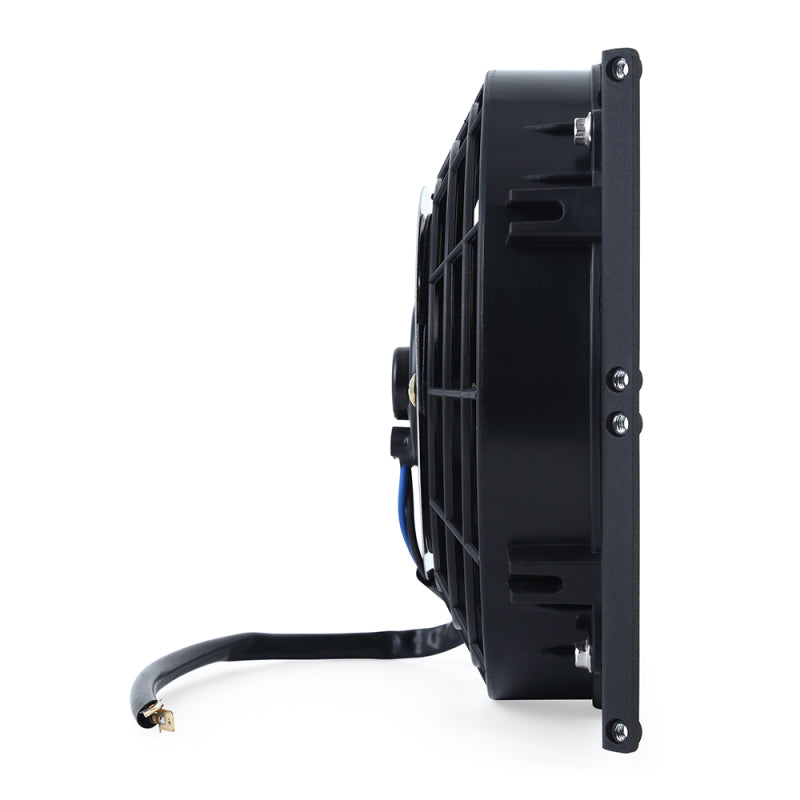 Mishimoto Oil Cooler Fan Shroud 10in Heavy Duty Black