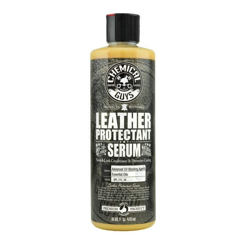 Chemical Guys Leather Serum Natural Look Conditioner & Protective Coating - 16oz - 6 Pack