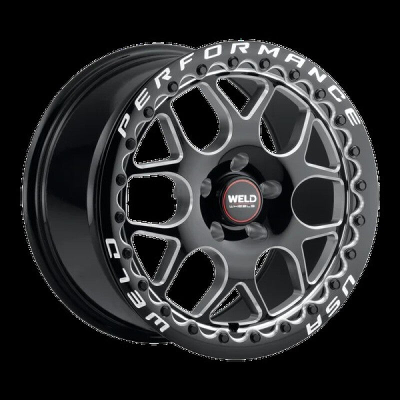 Weld Solana Beadlock Wheel 17x10 Gloss Black - 5x114.3 ET48