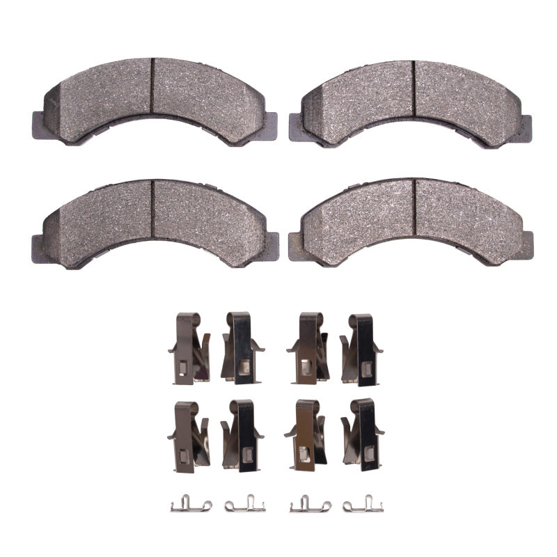 R1 1998-2024 Chevrolet LCF3500 Gas Front/Rear Super Duty Pads And Hardware Kit
