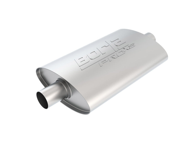 Borla Pro-XS Turbo Muffler 2-inch Oval Cen/Cen 14x9-1/2x4 - Borla Pro-XS Turbo Muffler - OneFastShop