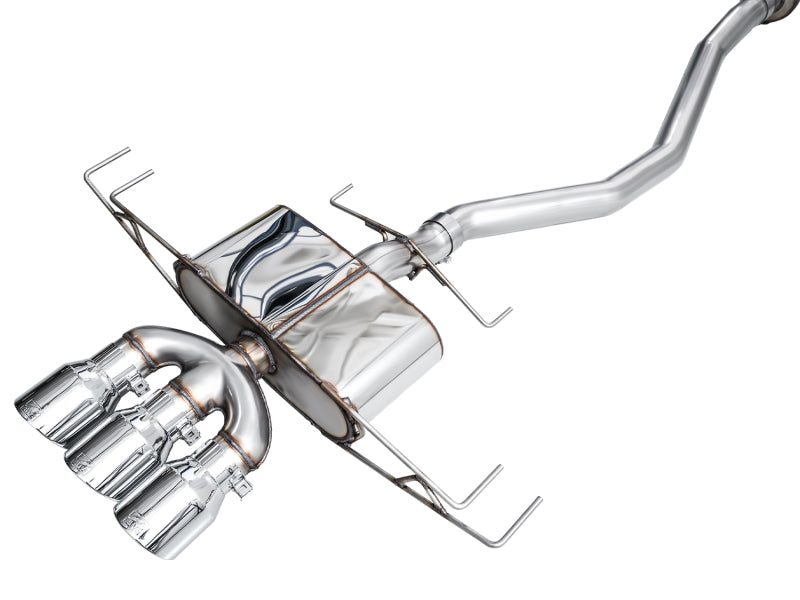 AWE Tuning Touring Edition Exhaust with Triple Chrome Silver Tips for 2024 Acura Integra Type S DE5